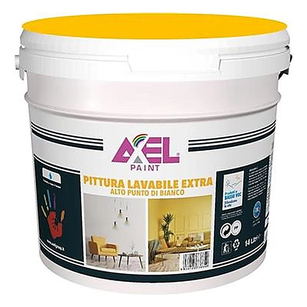 Idropittura super lavabile extra axel *** formato 14 litri, confezione 1