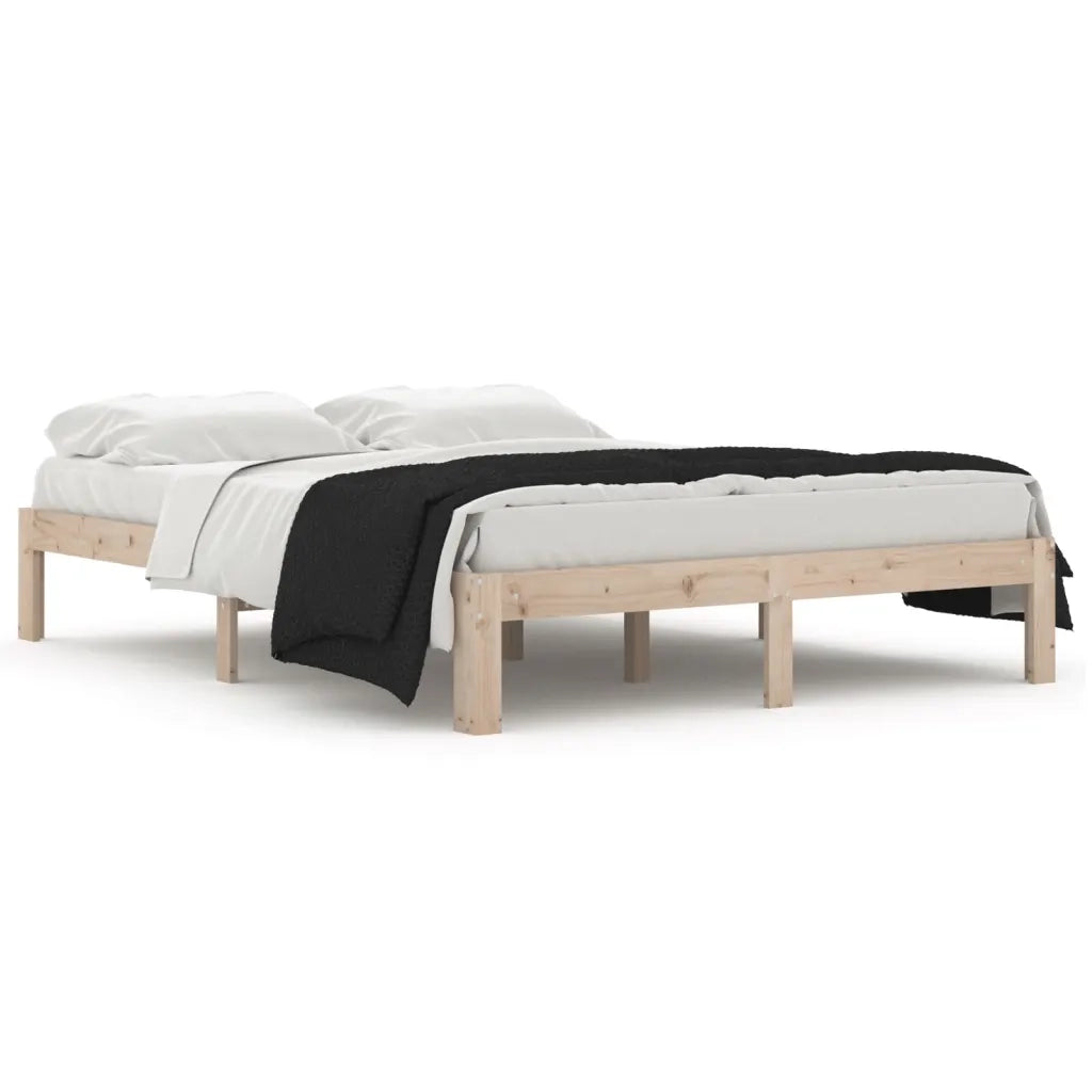 Giroletto in Legno Massello di Pino 140x190 cm 810345