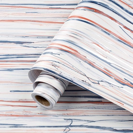 Foglio di rivestimento autoadesivo per mobili Moderno, autoadesivo colorato, rotolo per cucina, tavolo, acqua resistente, 40 cm x 3 m, disponibile in bianco, rosa e blu, decorativo per cassetti e ante.