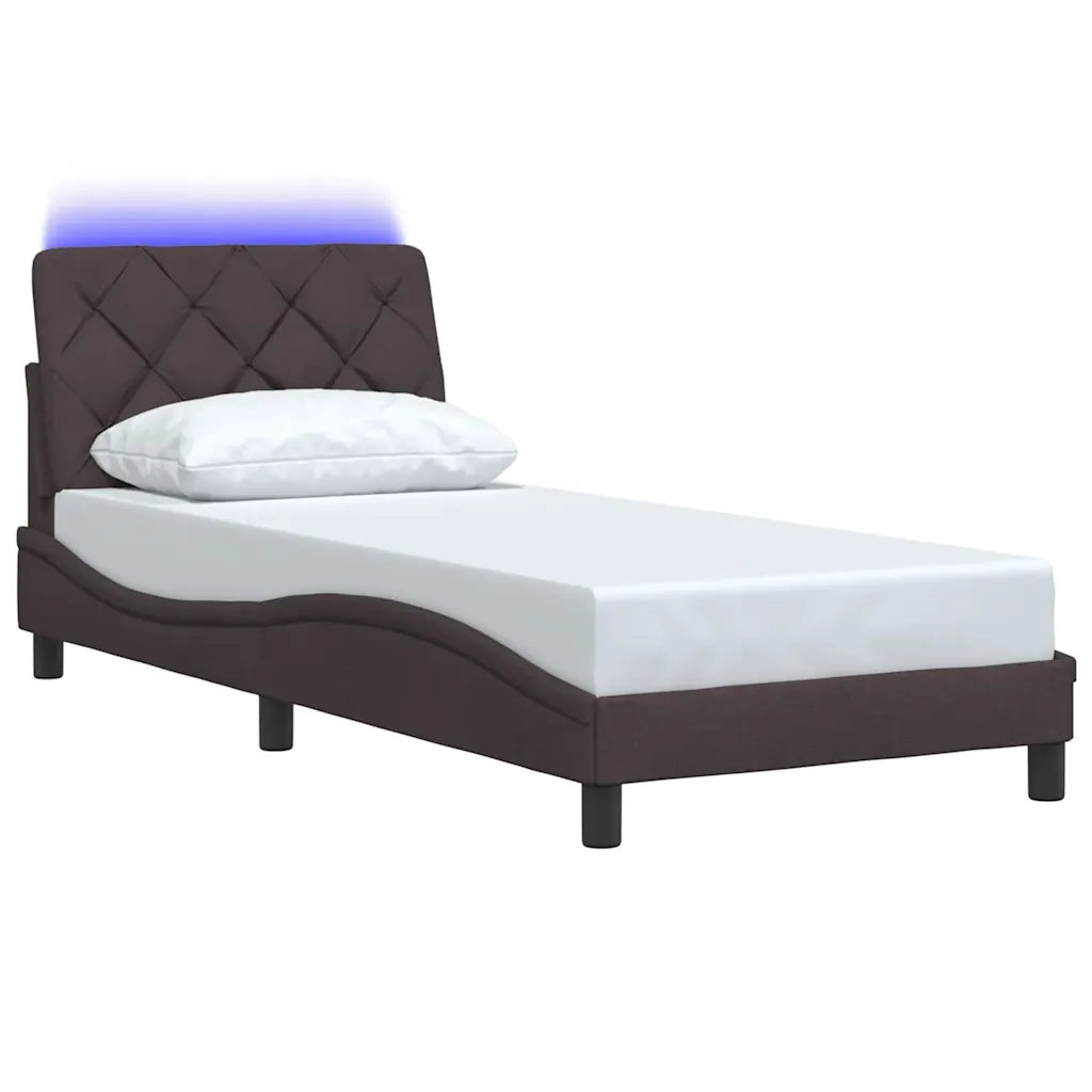 Giroletto con LED senza Materasso 80x200 cm Tessuto