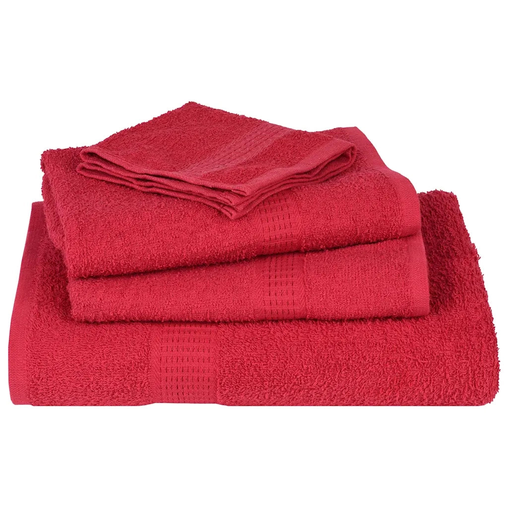 Asciugamani da bagno FROGN 2 pz Rosso 100x150 cm 360 g/m² 136932