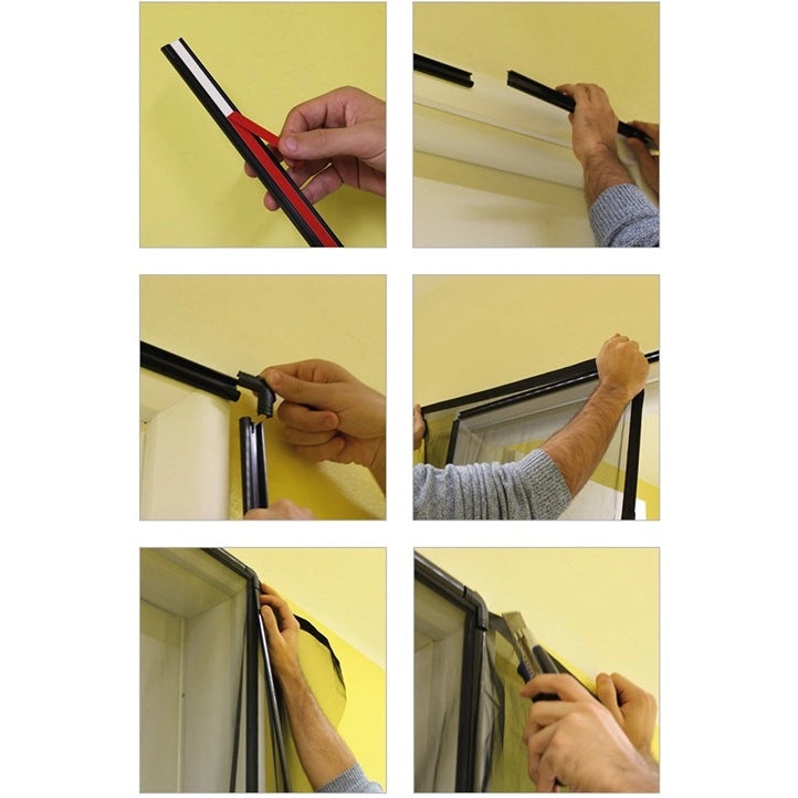 ZANZARIERA MAGNETIX PLUS 150XH250CM PVC NERO