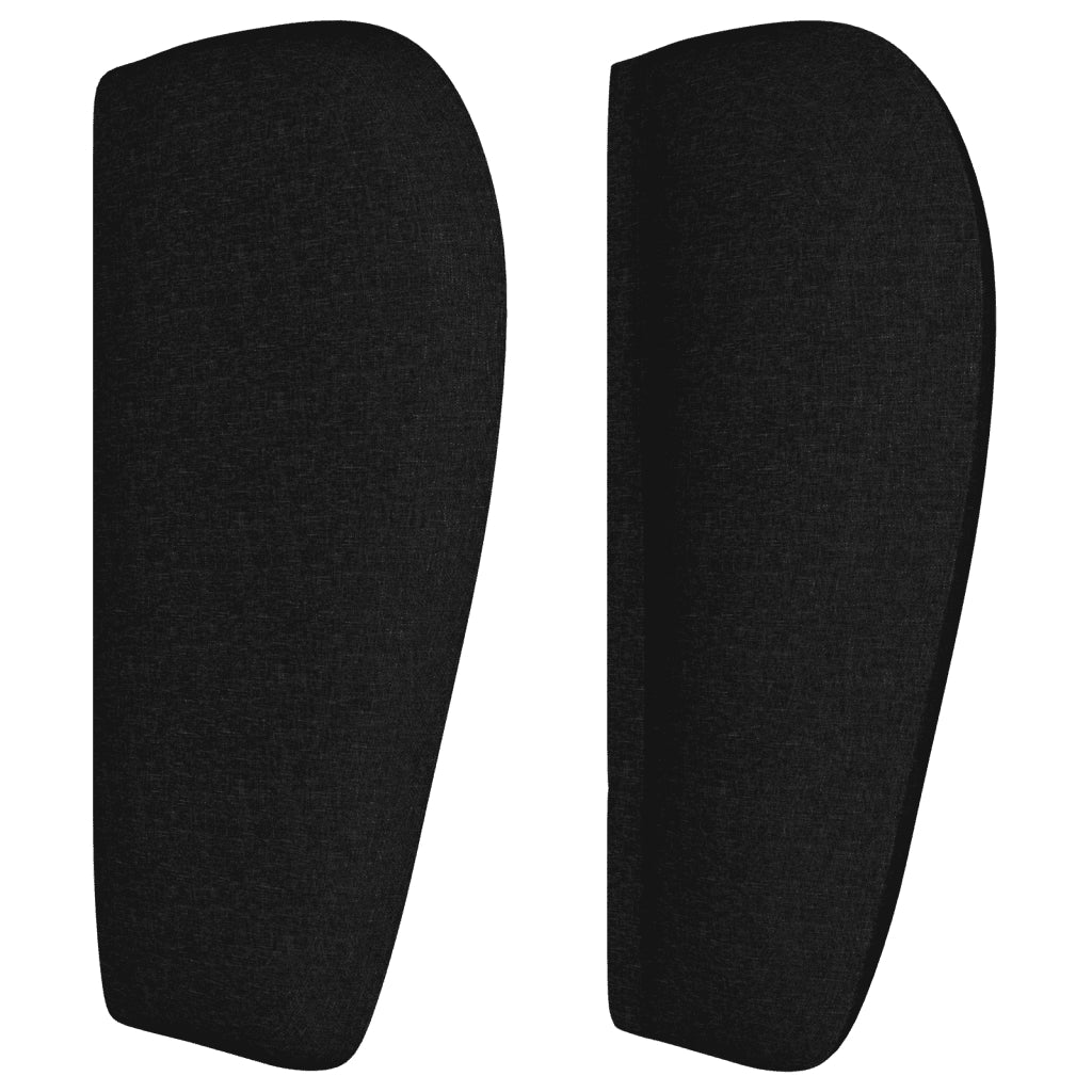 Giroletto a Molle con Materasso Nero 160x200 cm in Tessuto 3126975