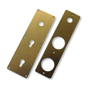 MOTTURA 95443BR Kit Mostrine Interna + Esterna per Serrature Mottura Serie 89F3 (Ferbona) 2 Defender Alluminio Anodizzato colore Bronzato