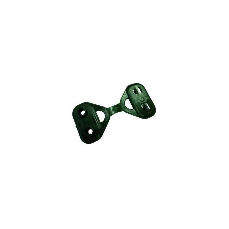 Placchette Fermarete a 2 Punte 50 Pezzi Verdi