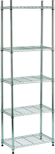 S1775002 - Scaffale cromato 5 piani L 60 cm