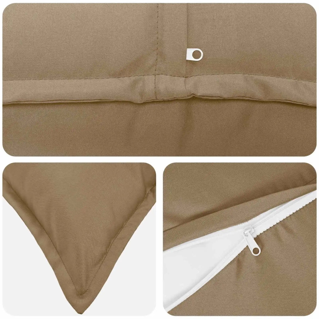 Federa 12 pz HOUTEN Tortora 40 x 40 cm Poliestere 916938