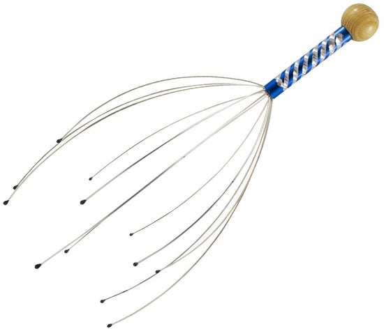 Apparecchio di massaggio capillare con maniglione - 21,5 cm di lunghezza - Stimolazione capillare - Massaggio capillare - Ontspannimento profondo - Stimolazione del folto - Apparecchio di massaggio capillare