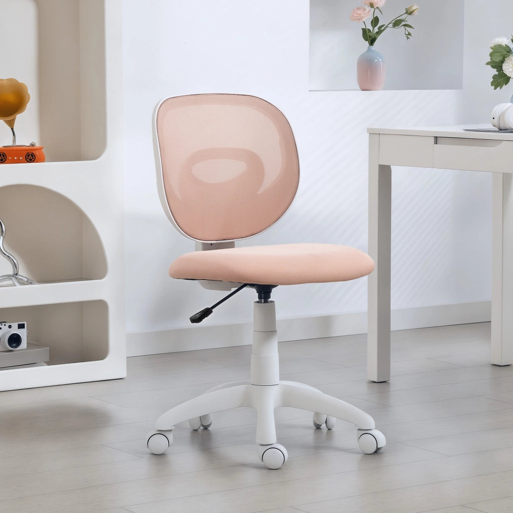 Sedia da ufficio ergonomica con supporto lombare a C, regolabile in altezza ¨C Xylo ¨C Rosa