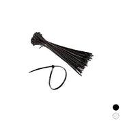 100 PZ FASCETTE DI CABLAGGIO IN NYLON- Neutra 3,5 x 280 mm- DH- pezzi 1