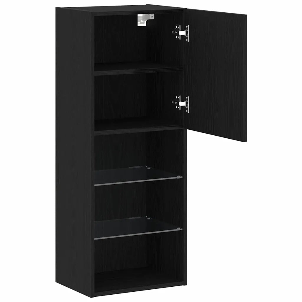 Set mobile TV 40,5 x 30 x 102 cm Rovere Nero
