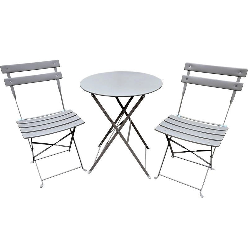 Set arredo Giotto pieghevole - Arredo Esterno Colore: Bianco