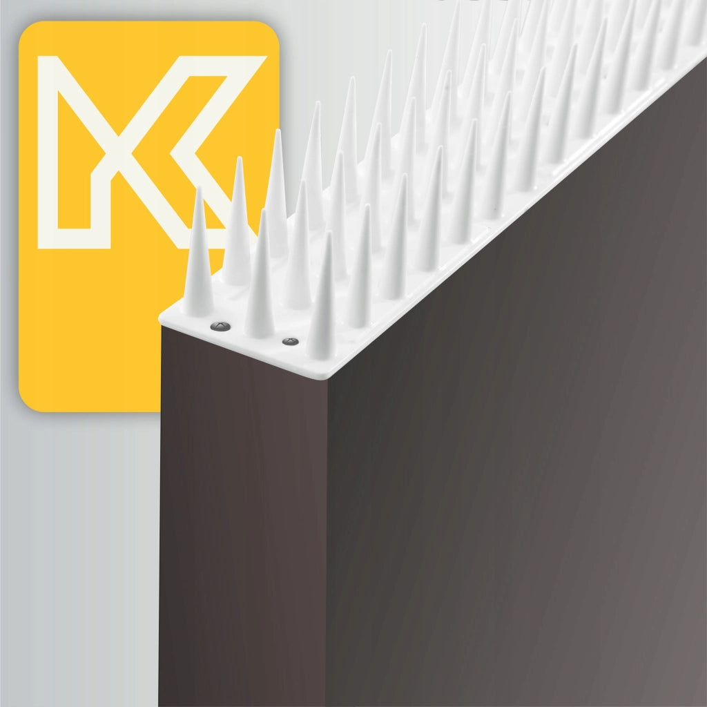 Punte anti-piccioni KADAX, 51 cm, in plastica densa e resistente, 24 pezzi