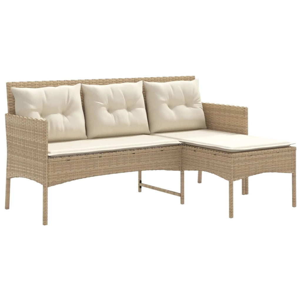 Set Divano da Giardino con cuscino 2 pcs polyrattan 4103807