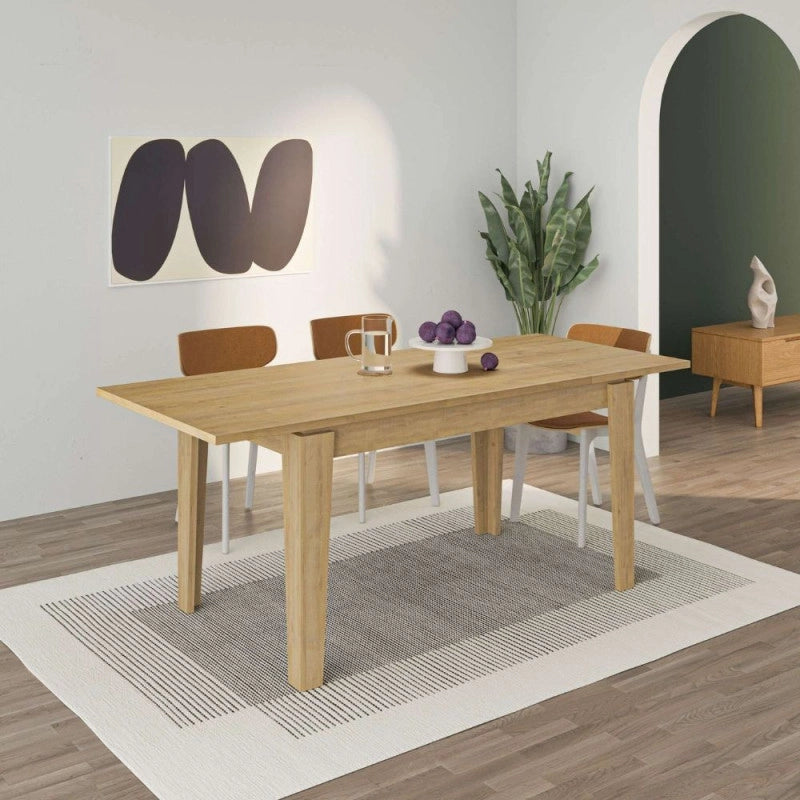 Tavolo allungabile Megaron colore rovere 120x80 cm.