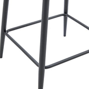 Set da 4 Sgabelli da Bar Trasparenti con Struttura in Metallo, Sedie Alte di Design Moderno per Cucina, Bancone e Sala da Pranzo