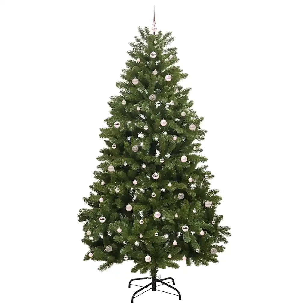 Albero di Natale artificiale 270 cm 300 LED Bianco caldo Verde 3395714