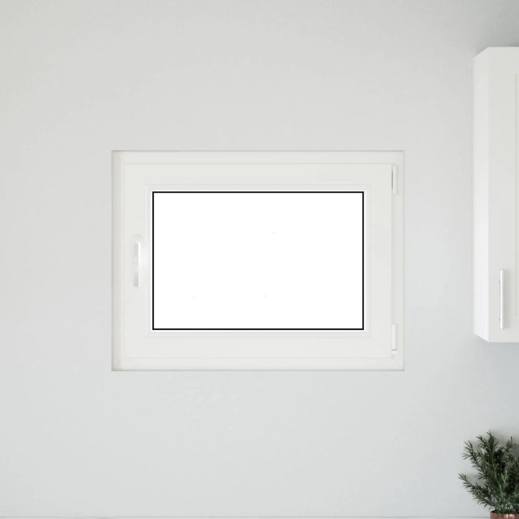 Finestra per Soffitta RISOR Bianco 80 x 50 cm PVC e Vetro 42047196