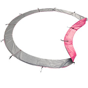 Tappeto di protezione reversibile per trampolino Ø180cm CAIRNS - grigio/rosa