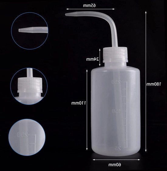 Spruzzatore trasparente per piante da 250ml in plastica