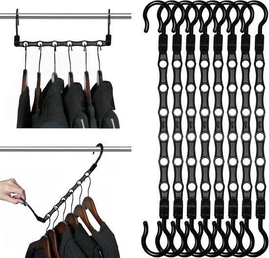 Hanger multifunzione - Spazia risparmiando - 8 pezzi