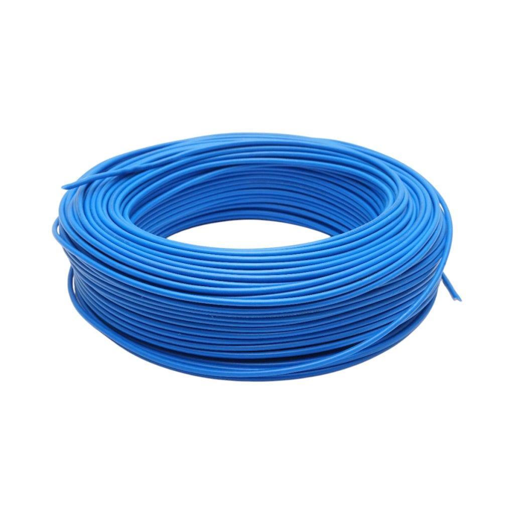 Cavo elettrico in rame 2,5mm blu MYF H07V-K, isolamento in PVC 450/750V 100m/rotolo