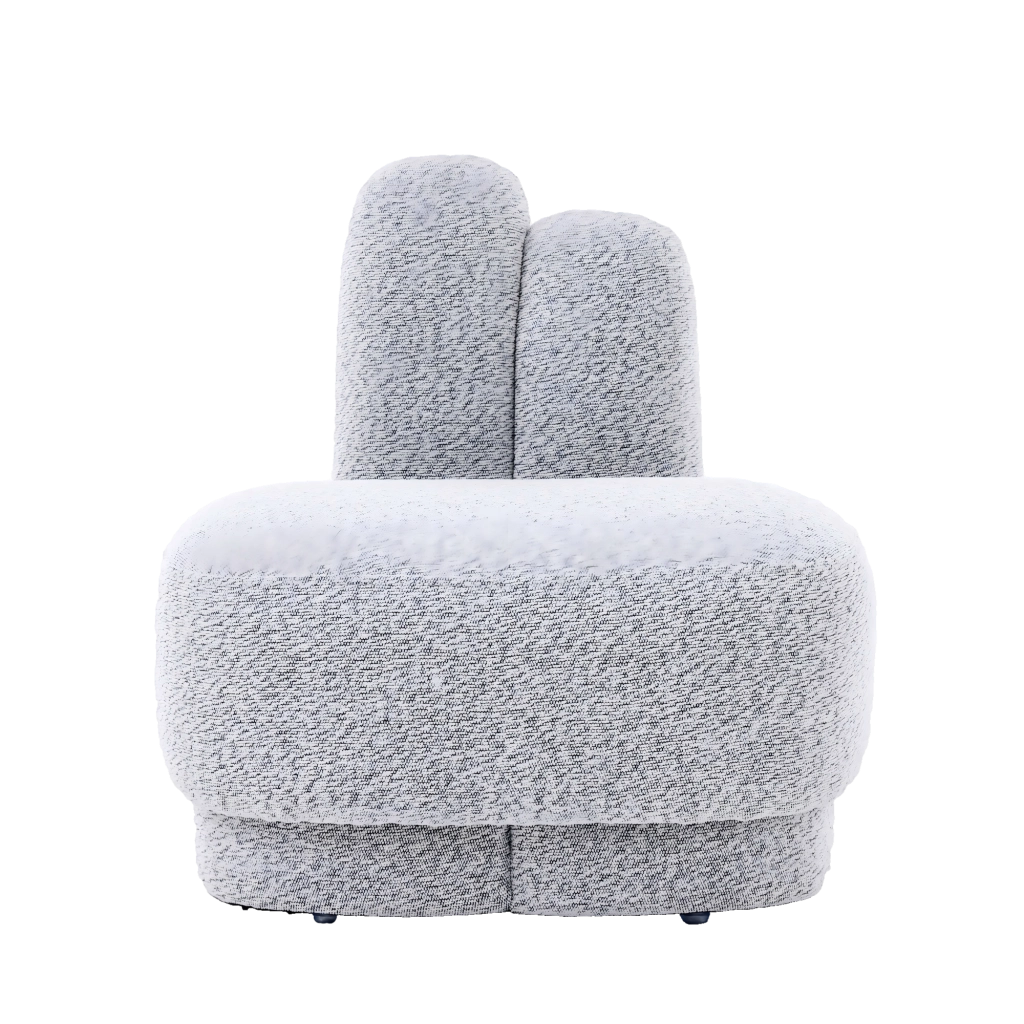 Pouf Orecchie da Coniglio ¨C MINIMAL ¨C Tessuto Imbottito