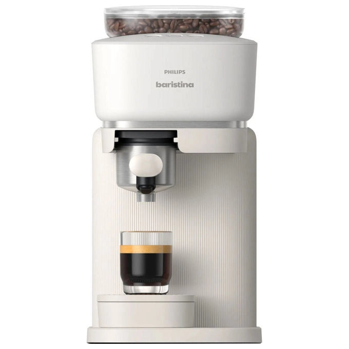 Philips BAR300-00 Baristina Macchina da caffe' Automatica con Macinacaffe' Integrato 1,2 L 16 bar 1550 W colore Bianco