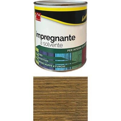 IMPREGNANTE A SOLVENTE WORKIT - NOCE SCURO LT 2,5- 2 pezzi