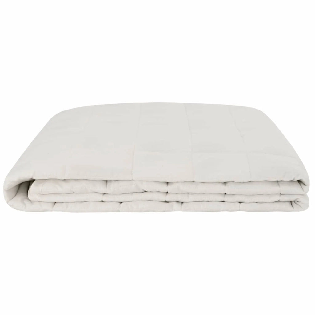 Coperta Ponderata Bianco 152 x 203 cm 11 kg 100% Cotone 205T 3442928