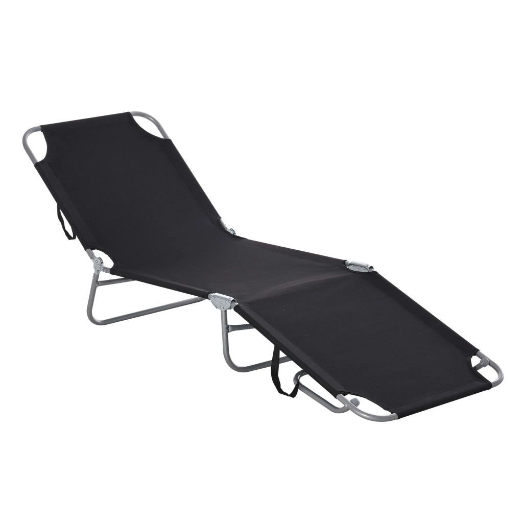 Sdraio da esterno regolabile ¨C Minimal ¨C Polyester nero metallo