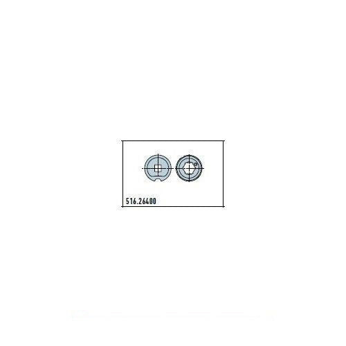 ADATTATORE TONDO 64X2 RUOTA + CORONA PER ERA L Ø 58 MM NICE 516.26400 ORIGINALE