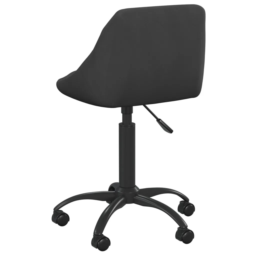 Sedia da Pranzo Nera in Velluto 335357