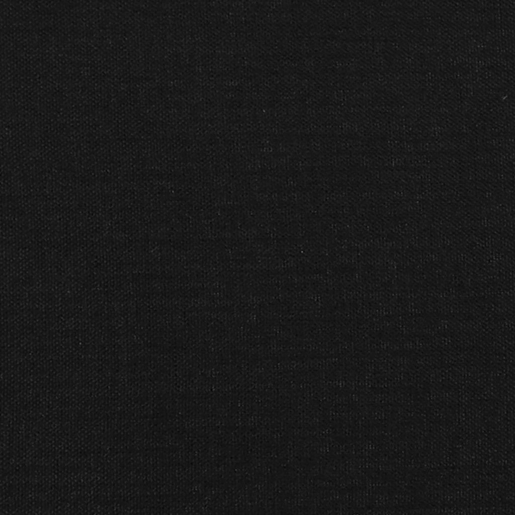 Giroletto con Testiera senza Materasso-Struttura Letto Nero 90x200 cm Tessuto
