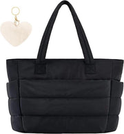 Borsa grande in nero per donne con molta spazio