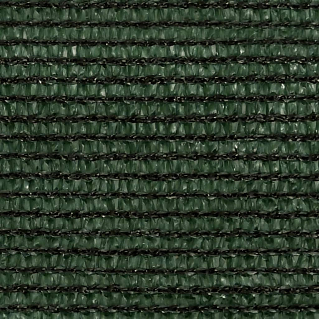 Vela ombreggiante 160 g/m² 3/4 x 2 m HDPE verde scuro 02_0009420