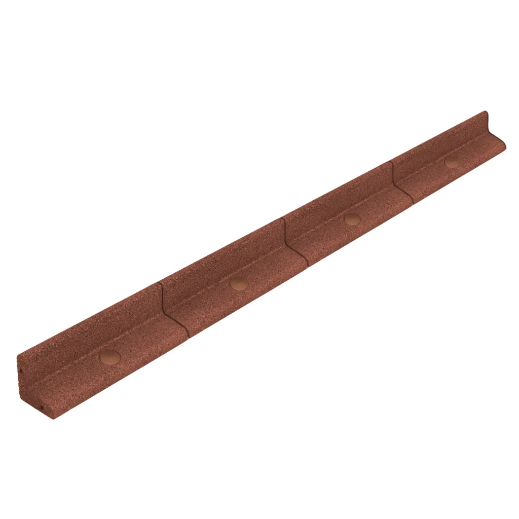 Bordura Flessibile da Giardino 8 x 1,2 m Terracotta con Martello in Gomma
