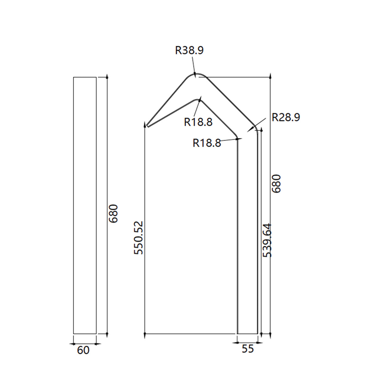 IMEX Cascata per piscine in acciaio 316 design raffinato e durabilita modello NIAGARA Altezza 68 cm Profondita di 6 cm Resistente alla corrosione ideale per esterni