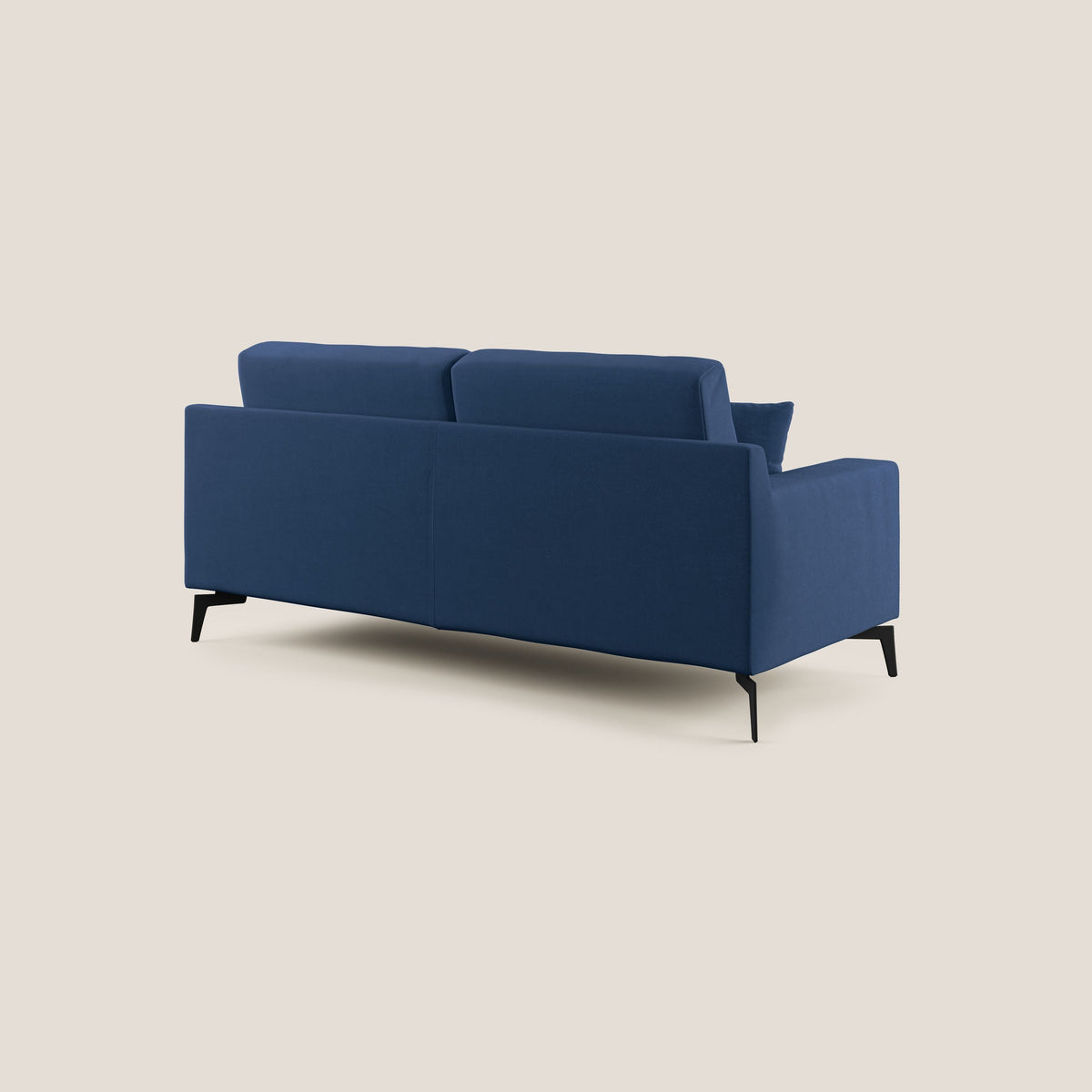 Divano 2 Posti 146x95x91 cm in Tessuto Blu