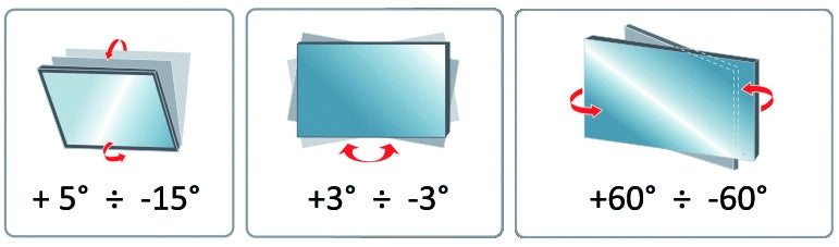 SUPPORTO PER TV ESTENSIBILE PER SCHERMI 37-80