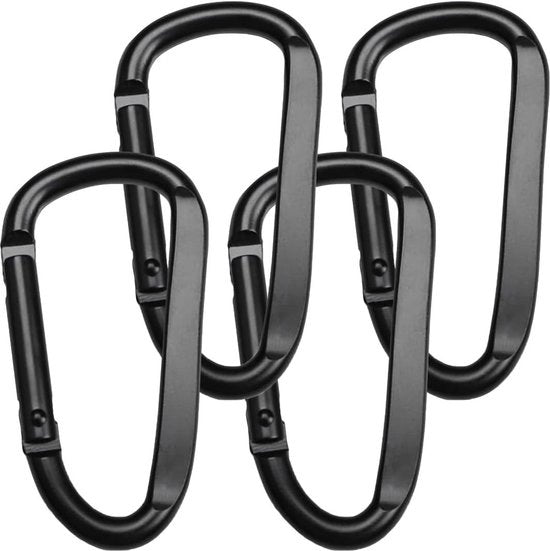 Set di 4 chiodi da carabina in alluminio, robusti e resistenti, neri