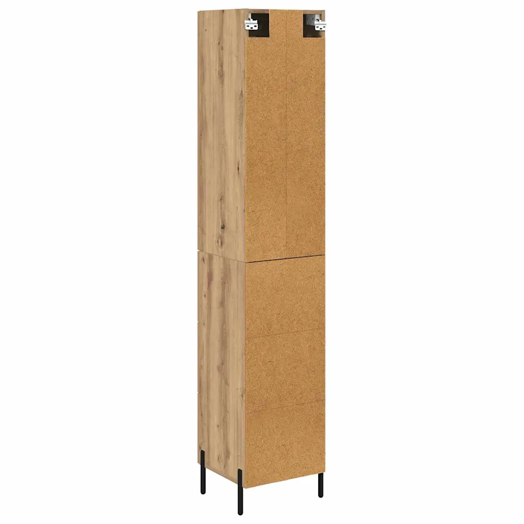 Credenza con cassetto Rovere artigianale 34,5 x 34 x 180 cm 3416017