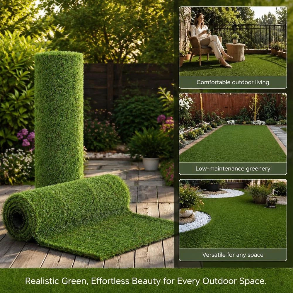 Artificial Turf 1x8 M/40 Mm Green