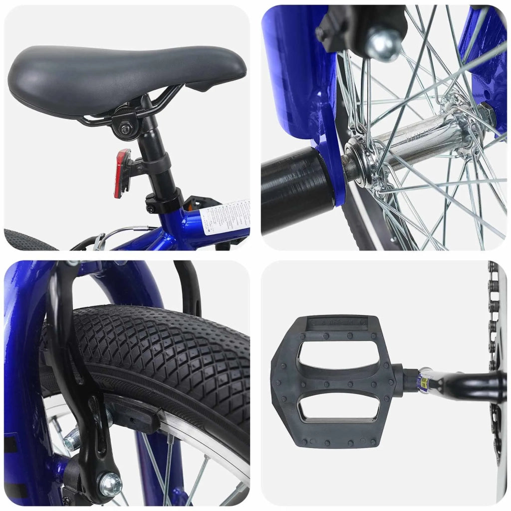 BMX 16 Pollici per 5-8 anni Blu Scuro