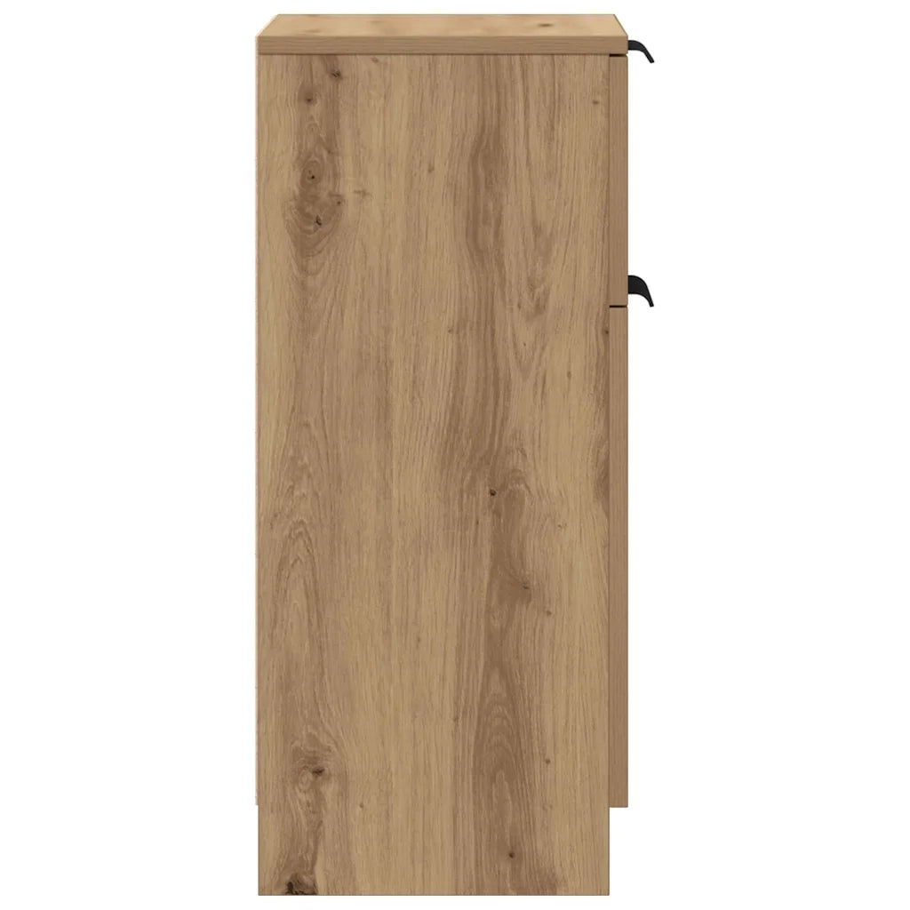 Credenza-Buffet-Armadio da cucina Rovere Artigianale 30x30x70 cm in Legno Multistrato 608546