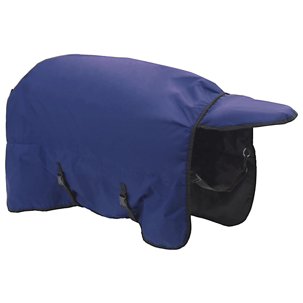 Coperta per Cavalli Verde Scuro e Nero 75 cm Poliestere 42013047