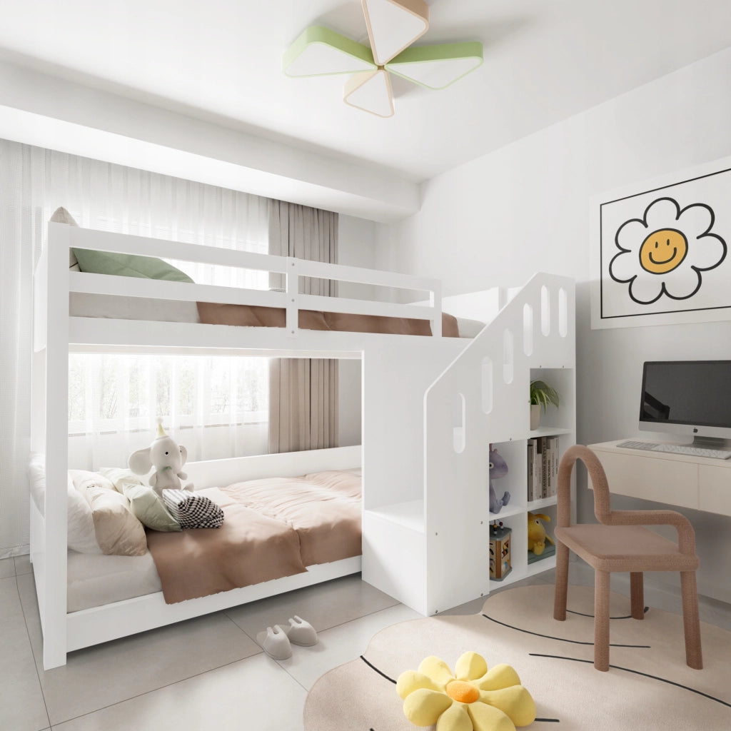Letto a castello 90x200 bianco - Xylo