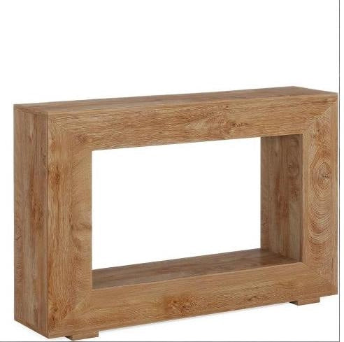 Tavolo consolle ingresso in legno effetto rustico 120x30x83,5 cm stile country
