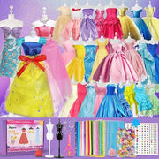 Set di Creatività per Ragazze - Set di Moda Creativa con oltre 650 Componenti e 2 Manichini - Giochi Educativi per Bambine di 6-12 anni