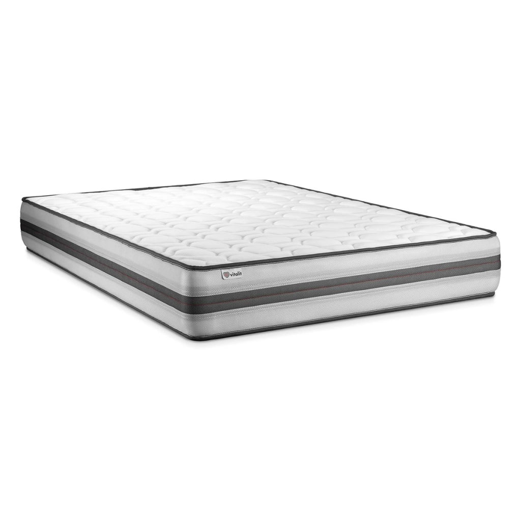 Letto con materasso VITAL POWER RECOVER 180 x 220 cm Rete Kit Nero